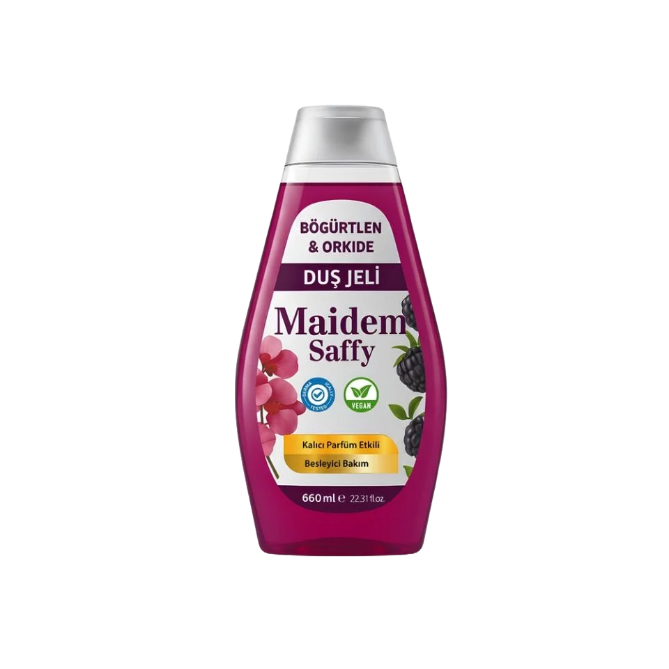 Maidem Saffy Duş Jeli Böğürtlen & Orkide 660 ML